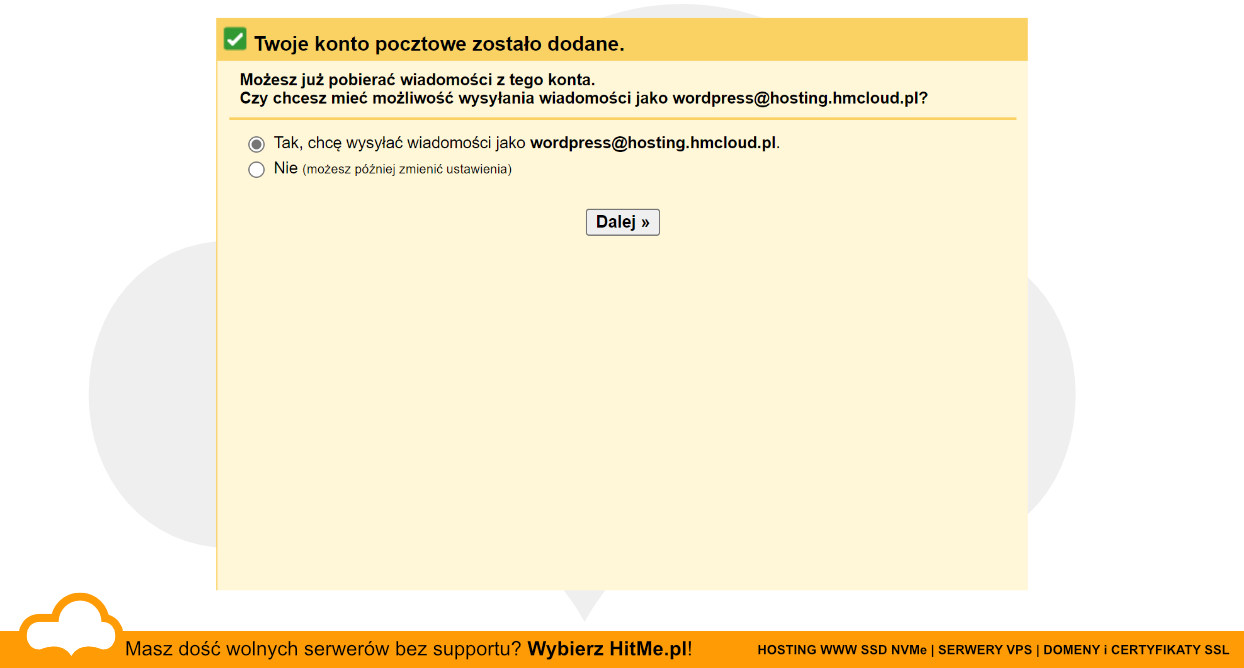 gmail wysylanie