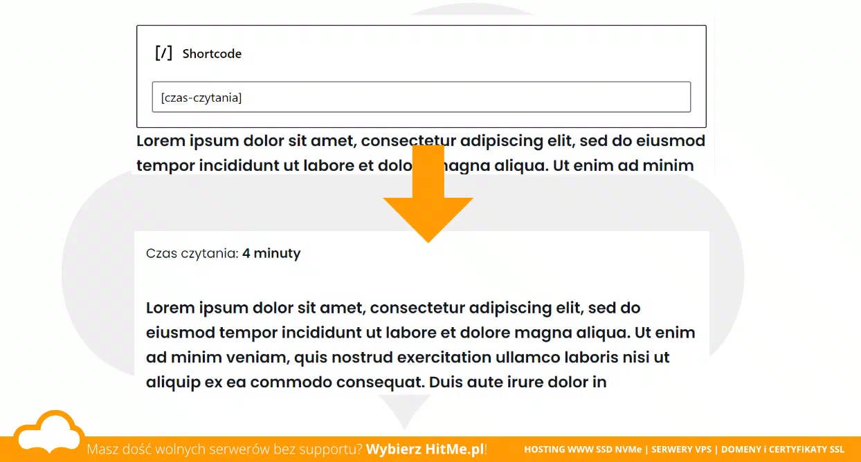 wordpress czas czytania