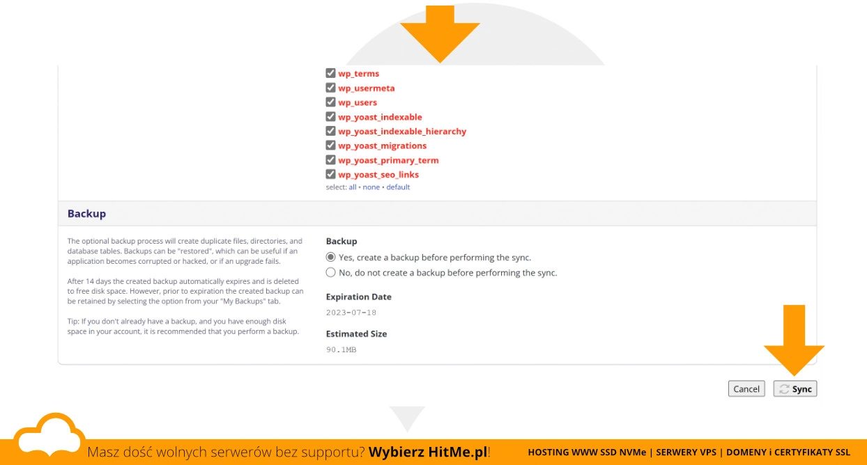 aplikacja wordpress sync