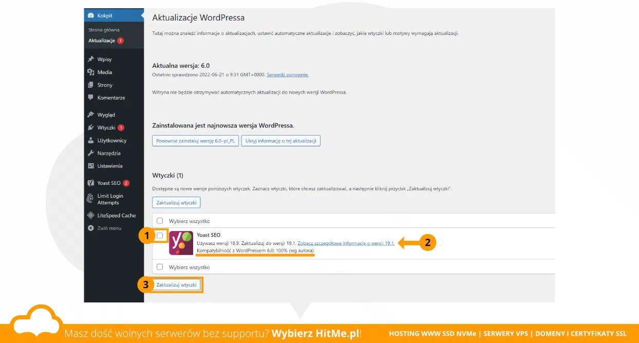 wordpress wtyczki aktualizacja