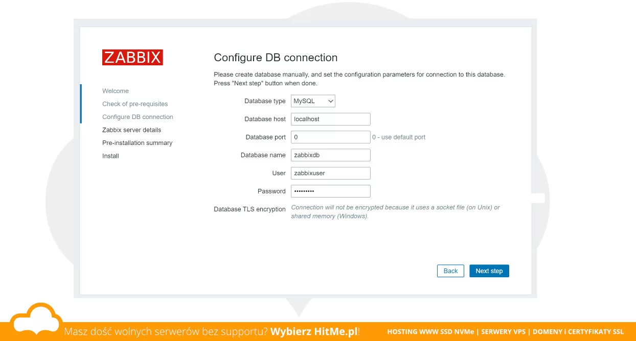 zabbix dostęp