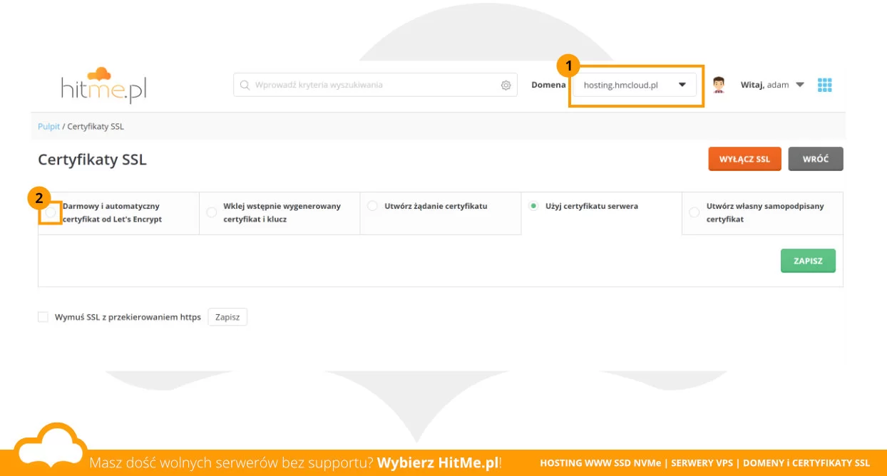 darmowy ssl