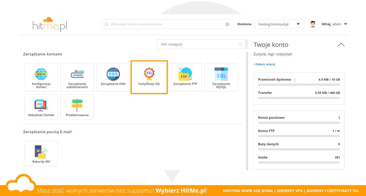 ssl w directadmin