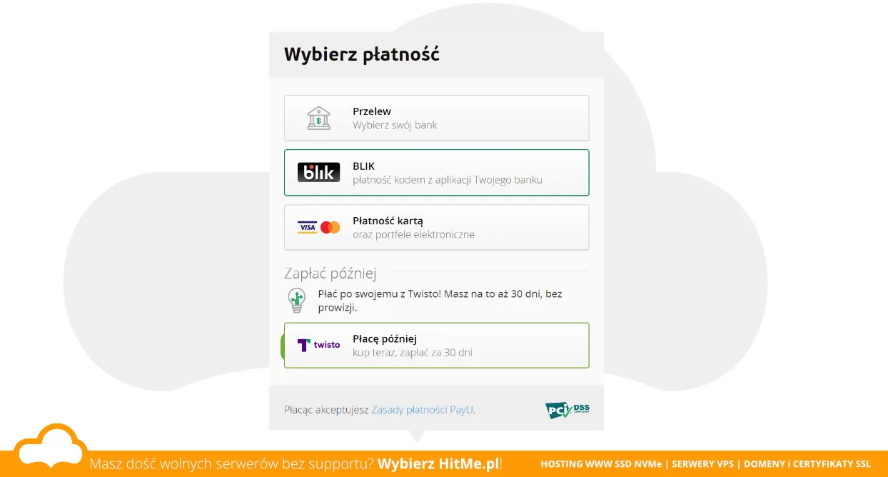metody płatności