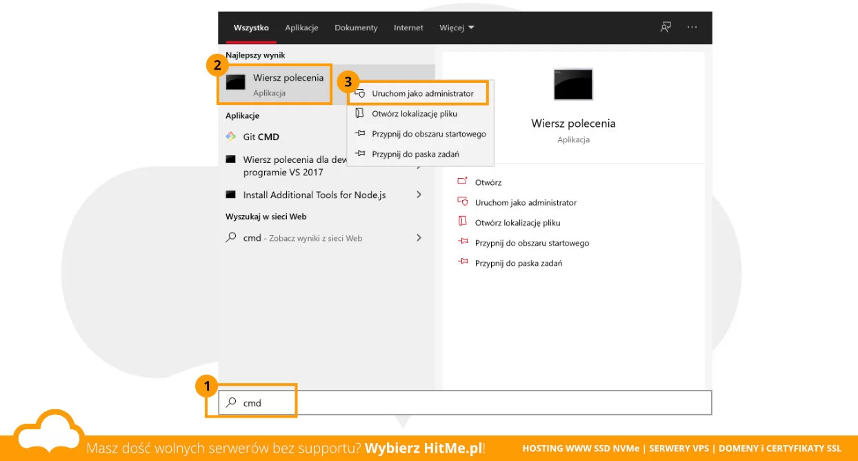 windows wiersz poleceń