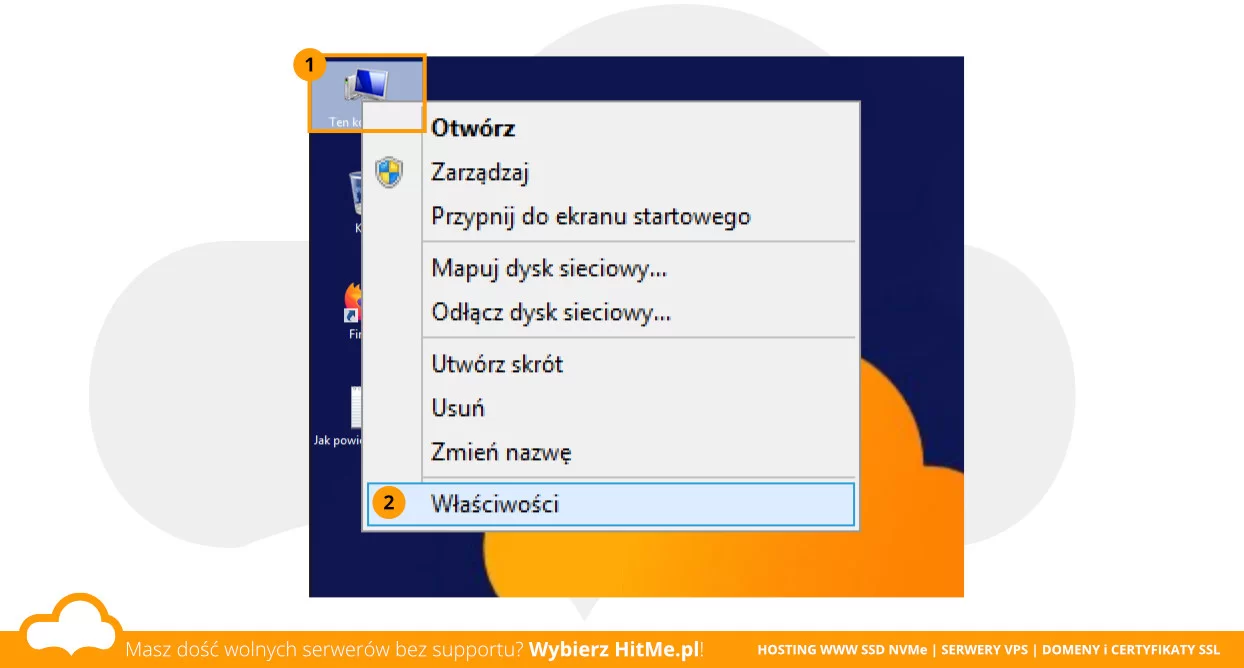 windows właściwości