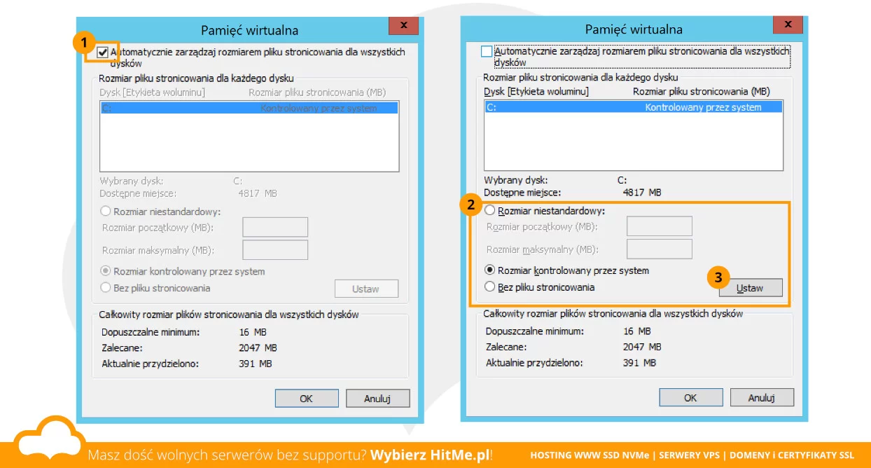 windows pamięć wirtualna
