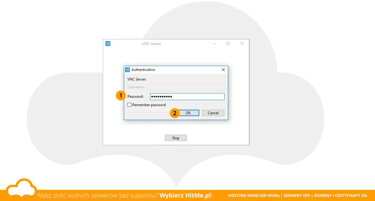 vnc viewer hasło